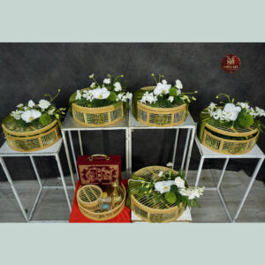 [S] 5 mâm quả cưới giá rẻ đế tre