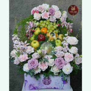 [sss] 6 mâm quả cưới tone tím hồng pastel