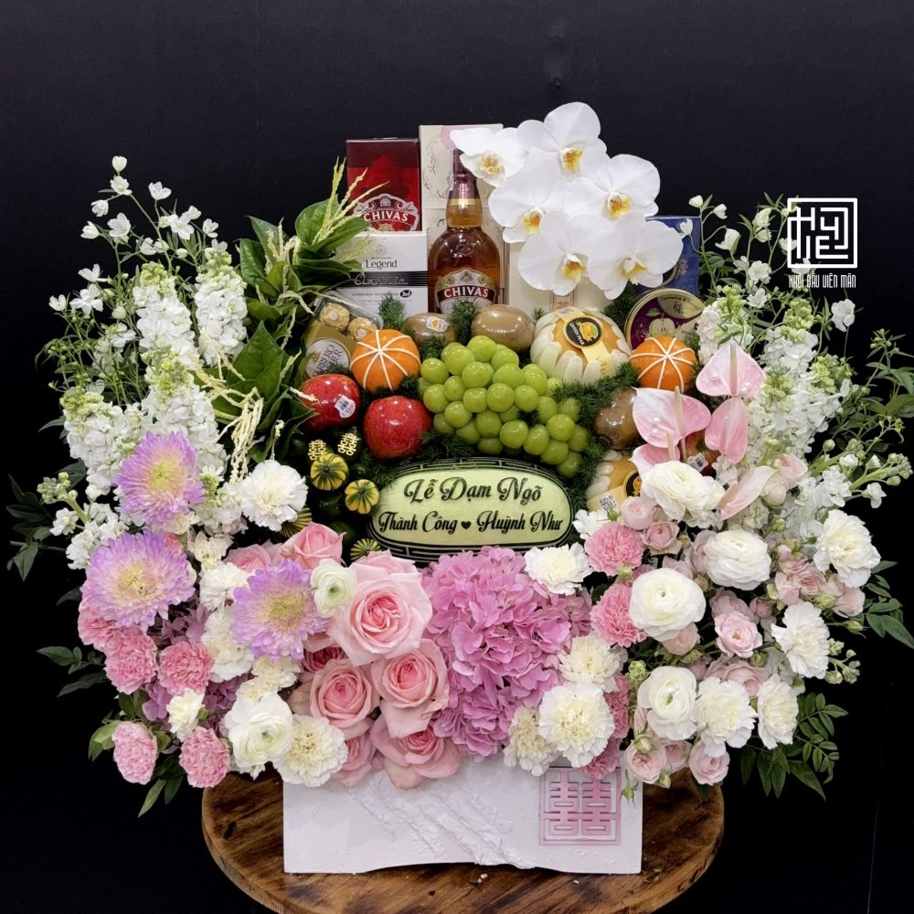 Dạm ngõ tone hồng pastel cao cấp